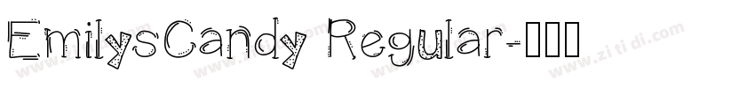 EmilysCandy Regular字体转换
